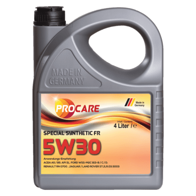 Special Synthetic FR 5W-30 is a high-alloyed all-seasons oil takes care for the enviroment by reduced emissions of CO2 and particles