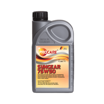 Syngear 75W-90 is a fully synthetic high performance low friction gear oil for extremely loaded drive systems