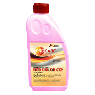 Procare Coolant C12 red is a ready water-diluted modern antifreeze