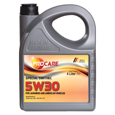 Special Synthec SAE 5W-30 is a fully synthetic low friction oil is outstandingly applicable at all operation conditions highway, city traffic