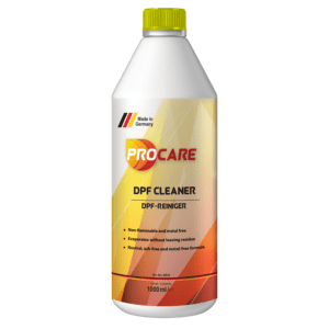 Procare DPF Cleaner is a non - flammable , metal-free special cleaner for cleaning off soot and ash