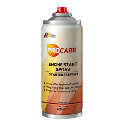 Procare Starthilfespray Zum Anlassen von Motoren aller Art, insbesondere nach längerem Stillstand