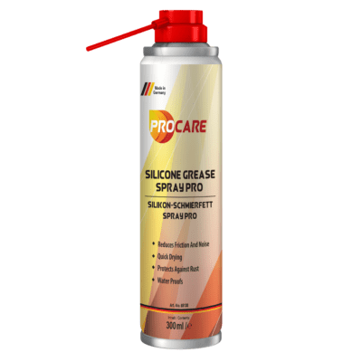 Silicone Grease Spray Pro is a synthetic active spray for rubber parts and plastic parts